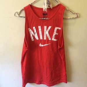 Red orange Nike women’s tank